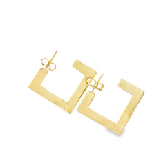 Load image into Gallery viewer, 14k gold filled Square Earrings
