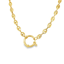 Load image into Gallery viewer, 14kg dipped Mariner Pendant Clasp Necklace
