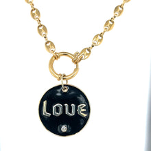 Load image into Gallery viewer, 14kg dipped Mariner Pendant Clasp Necklace
