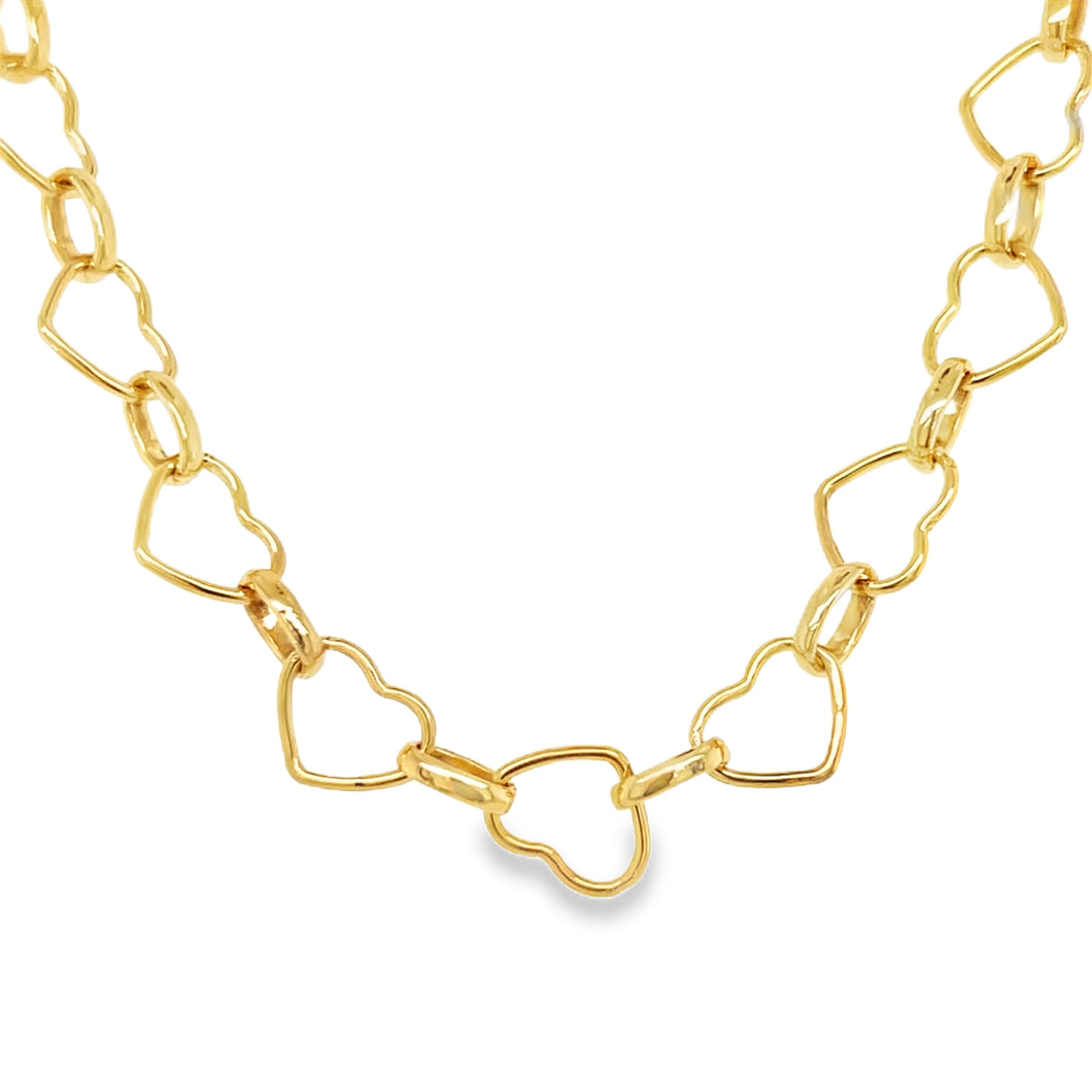 14k Gold Filled Heart Necklace