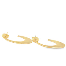 Load image into Gallery viewer, 14kg Filled Open Pear Shaped Earrings
