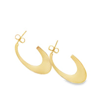 Load image into Gallery viewer, 14kg Filled Open Pear Shaped Earrings
