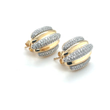 Load image into Gallery viewer, 14kg Vintage Inspired Toi et Moi Earrings
