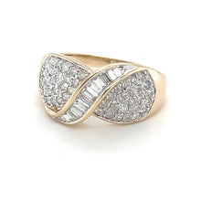 Load image into Gallery viewer, 14k Vintage Diamond Bowtie Ring
