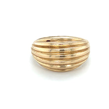 Load image into Gallery viewer, 14kg Vintage Ribbed Dome Ring
