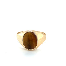 Load image into Gallery viewer, 9kg Vintage Tiger's Eye Signet Ring
