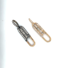 Load image into Gallery viewer, 14kg and Diamond  or 14kg, Silver and Diamond Charm Connector

