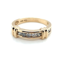 Load image into Gallery viewer, 10kt gold Vintage Diamond Stacking Ring
