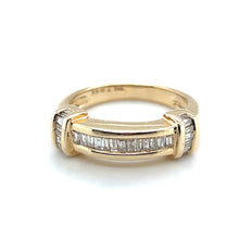 Load image into Gallery viewer, 14kg Vintage Baguette Stacking Ring
