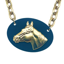 Load image into Gallery viewer, 14kg Dipped Horse on Black Oval
