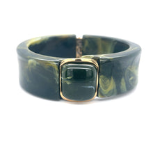 Load image into Gallery viewer, Green Marble Resin Bangles

