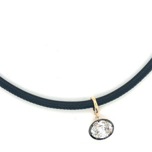 Load image into Gallery viewer, 14kg East-West Lab Diamond Pendant With Rhodium Trim
