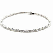 Load image into Gallery viewer, 14kg White Gold 3CTW Tennis Bracelet
