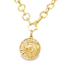 Load image into Gallery viewer, Vintage 10kg and Diamond Lion Pendant

