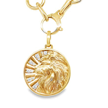 Load image into Gallery viewer, Vintage 10kg and Diamond Lion Pendant
