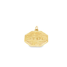 Load image into Gallery viewer, Vintage 14kg I Will Never Stop Loving You Pendant
