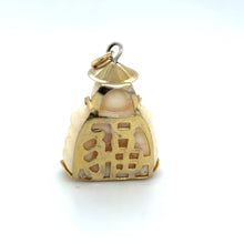 Load image into Gallery viewer, Vintage White Bone and Gold Buddha
