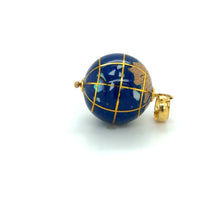 Load image into Gallery viewer, 14kg Vintage Lapis Globe Pendant
