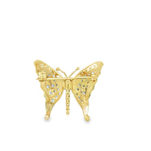 Load image into Gallery viewer, 14kg and Diamond Vintage Butterfly
