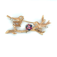 Load image into Gallery viewer, 14kg Vintage Love Birds Pendant
