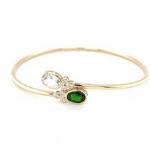 Load image into Gallery viewer, 14kg Diamond and Precious Stone Bangle
