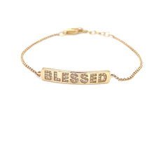 Load image into Gallery viewer, Blessed 14kg and Diamond Bracelets
