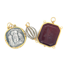 Load image into Gallery viewer, 24kg Diamond and Silver Owl Pendant
