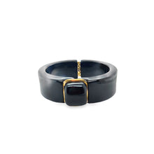 Load image into Gallery viewer, Green or Black Marble Resin Bangles
