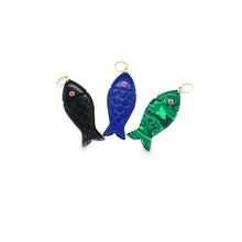 Load image into Gallery viewer, Semi Precious stone Hand Carved Fish
