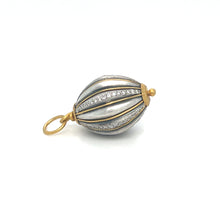 Load image into Gallery viewer, 24kg Sterling and Diamond Orb Pendant
