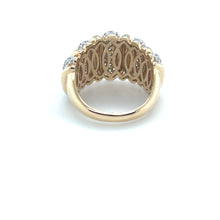 Load image into Gallery viewer, 14kg Vintage Inspired Diamond Toi et Moi Ring
