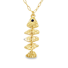Load image into Gallery viewer, Gold Dipped Fish Pendant
