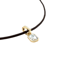 Load image into Gallery viewer, Gold Dipped Octagonal Faceted Pendant
