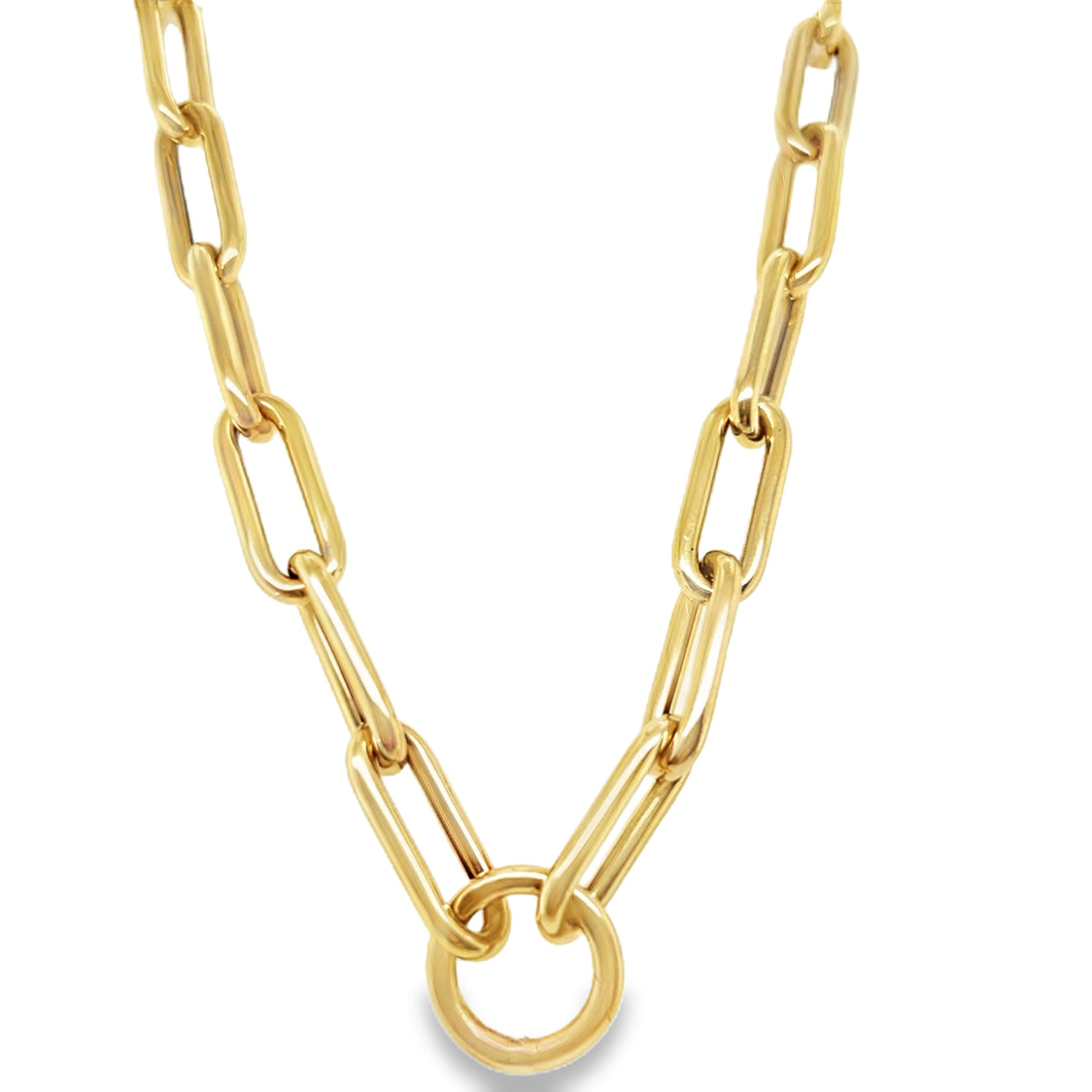 14kg Large Oval Link Necklace