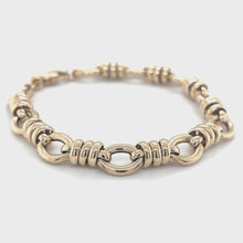Load and play video in Gallery viewer, 14kg Triple Barrel and Oval Link Bracelet
