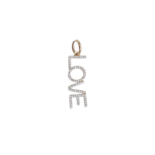 Load image into Gallery viewer, 14kg Small dangling LOVE Pendant
