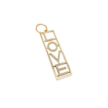 Load image into Gallery viewer, LOVE Rectangle Pendant
