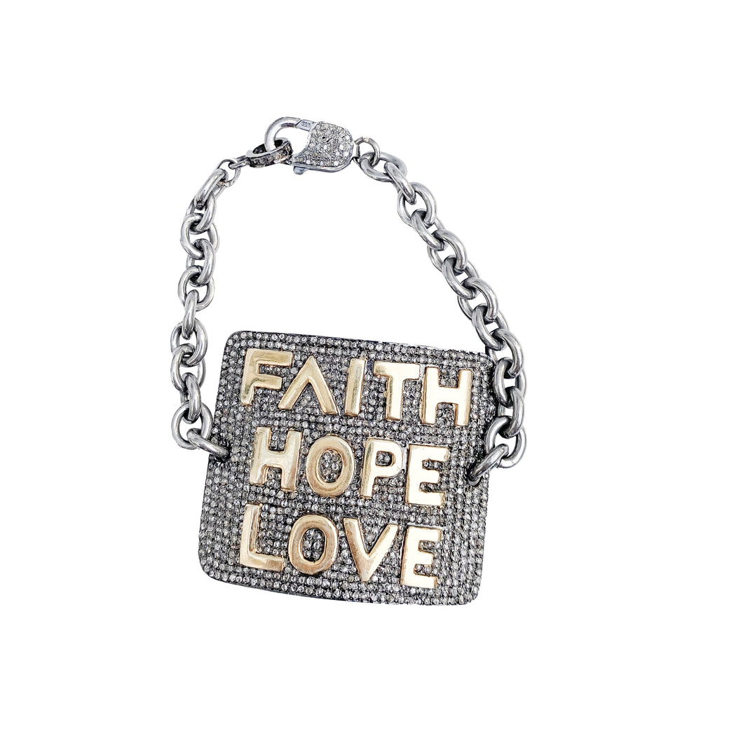Faith Hope Love Bracelet