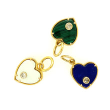 Load image into Gallery viewer, 14kg, Diamond and Semi Precious Hearts
