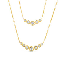 Load image into Gallery viewer, Bezel Set Diamond Layering Necklace

