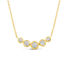 Load image into Gallery viewer, Bezel Set Diamond Layering Necklace
