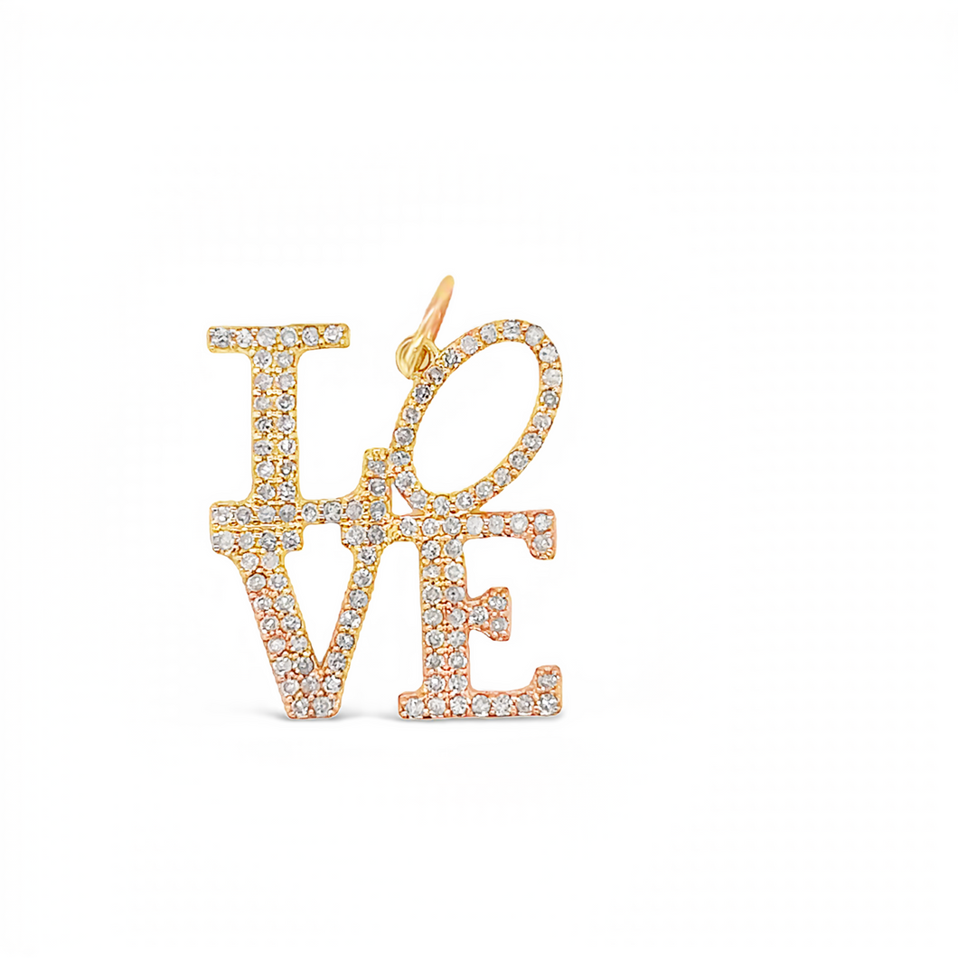 14kg LOVE Square Pendant