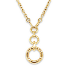 Load image into Gallery viewer, 14kg Solid 3 Link Drop Necklace for Pendants and charms
