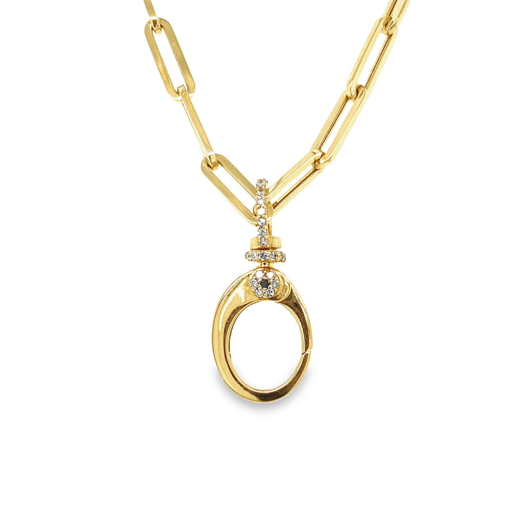 14kg Lobster Clasp with Diamond Bail