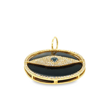 Load image into Gallery viewer, 14kg Black Onyx and White Diamond Evil Eye
