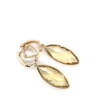Load image into Gallery viewer, 14kg and Champagne Citrine Marquis Drops
