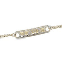 Load image into Gallery viewer, &quot;LOVE&quot;  diamond bar bracelet
