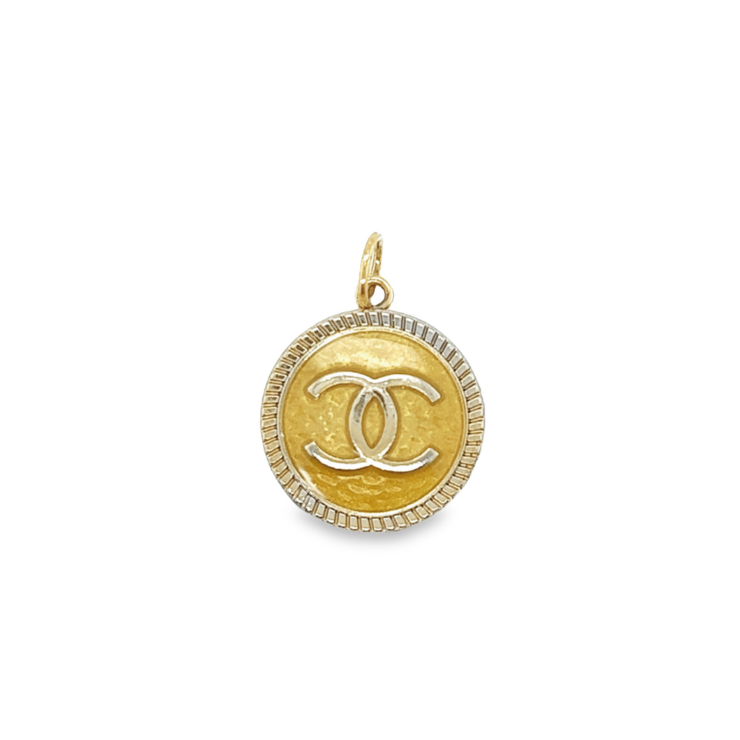 Gold Tone Vintage Chanel Pendant