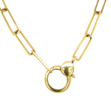 Load image into Gallery viewer, 14kg Paperclip Necklace with 14kg Clasp
