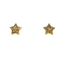 Load image into Gallery viewer, 14kg Diamond Star Earrings
